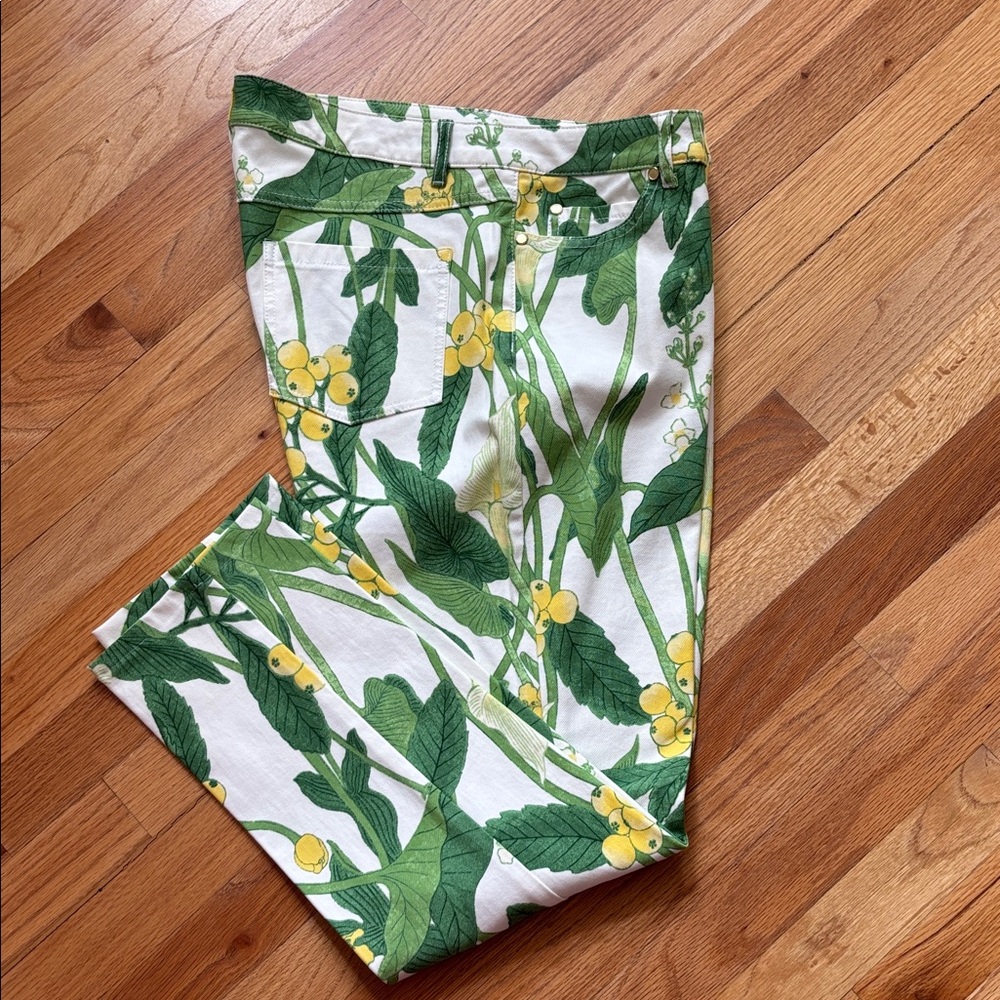 J McLaughlin Tropical Print Jeans